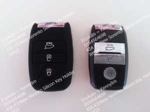 Kia K3 Silicon Key Holder (Black) - RM25