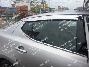 Kia K5 Chrome Visor_1