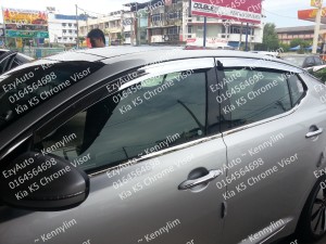 Kia K5 Chrome Visor_3