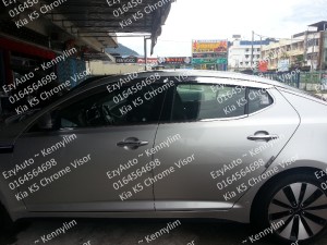 Kia K5 Chrome Visor_5