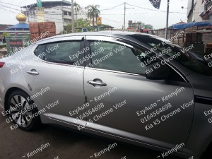 Kia K5 Chrome Visor_6