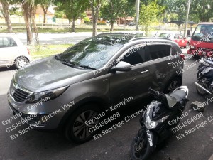Kia Sportage Chrome Visor_2