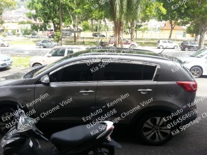 Kia Sportage Chrome Visor_3