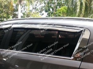 Kia Sportage Chrome Visor_6