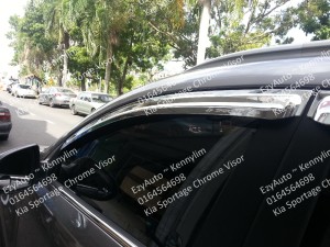 Kia Sportage Chrome Visor_8