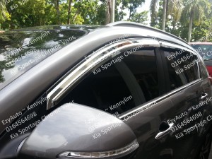 Kia Sportage Chrome Visor_9
