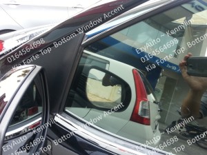 Kia Forte Top + Bottom Window Accent_14