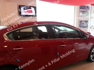 Kia K3 Window Accent + A Pillar Molding_1