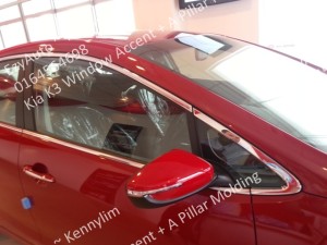 Kia K3 Window Accent + A Pillar Molding_2