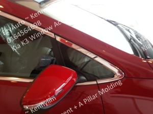 Kia K3 Window Accent + A Pillar Molding_3