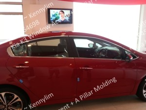 Kia K3 Window Accent + A Pillar Molding_4