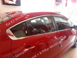 Kia K3 Window Accent + A Pillar Molding_5