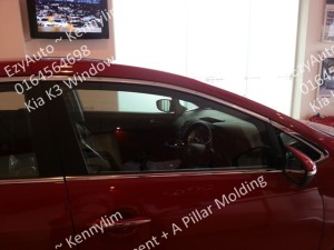 Kia K3 Window Accent + A Pillar Molding_7