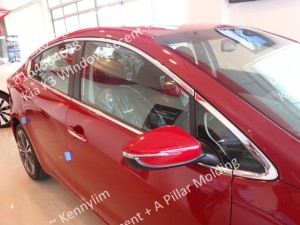 Kia K3 Window Accent + A Pillar Molding_8