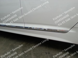 O28-K5 Side Skirt Accent Chrome Lining 4