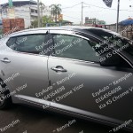 Kia K5 SAFE Chrome Door Visor