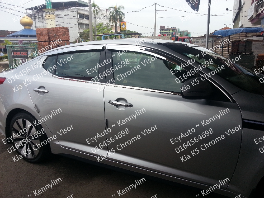 Kia K5 Chrome Visor_6