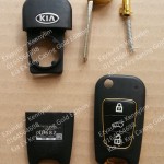 Kia Old EX Key Casing Gold Version