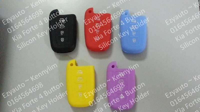 Kia Forte 4 Button Silicon Key Holder