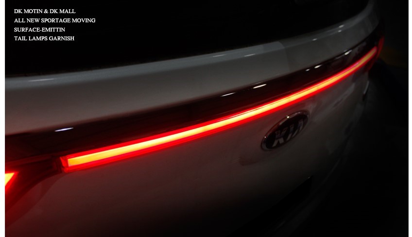 Kia Sportage Moving Surface-emitting Tail Lamp Garnish